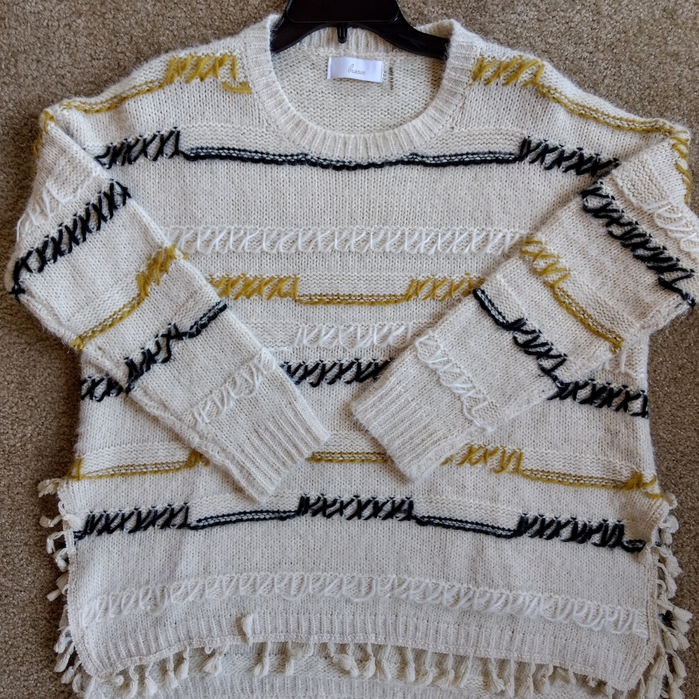 Brave Fringe Sweater from Evereve